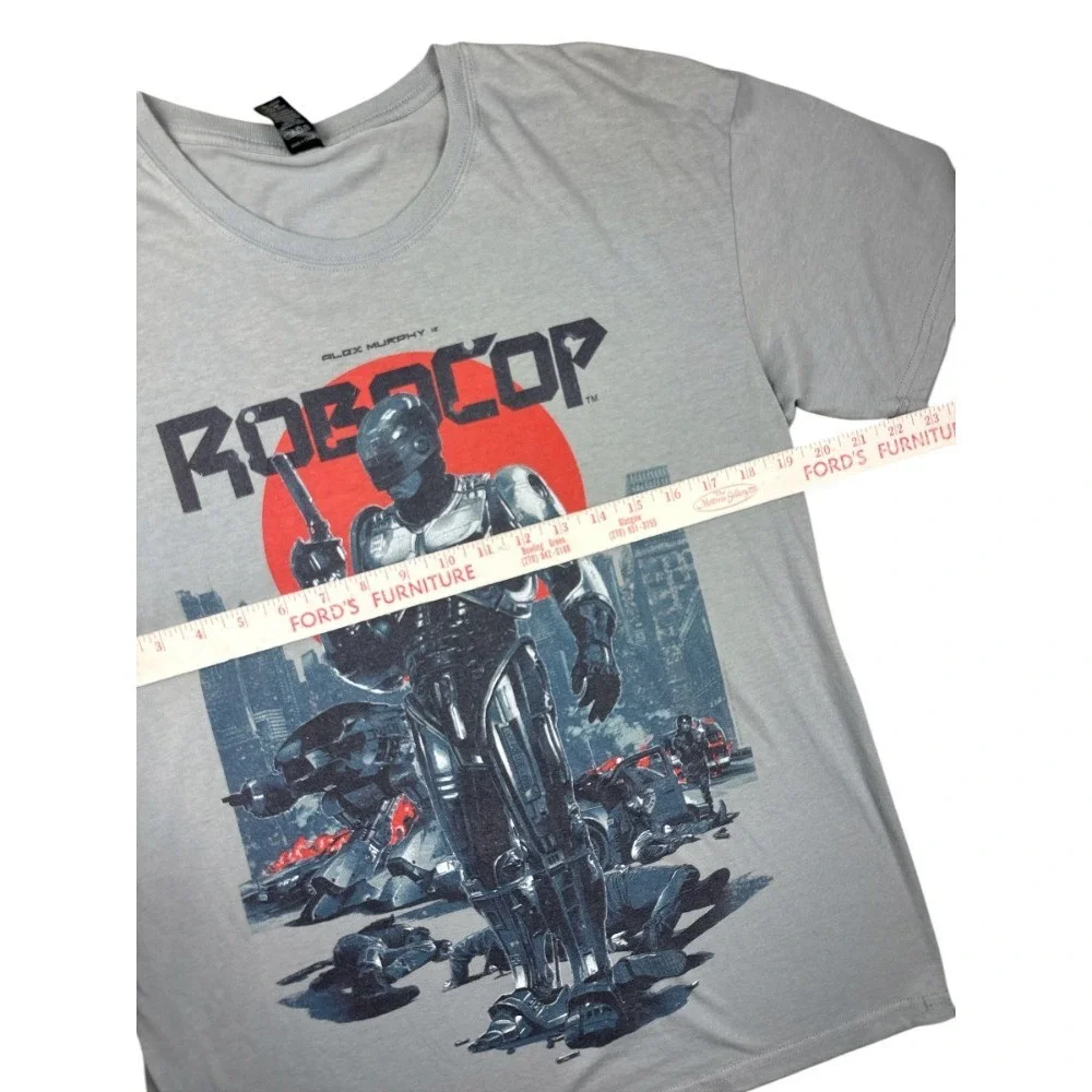 Loot Crate Robocop Alex Murphy Graphic T-Shirt‎ Mens Large Gray Sci-Fi Movie Tee